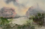 South India Countryside - 28 cm x 18 cm